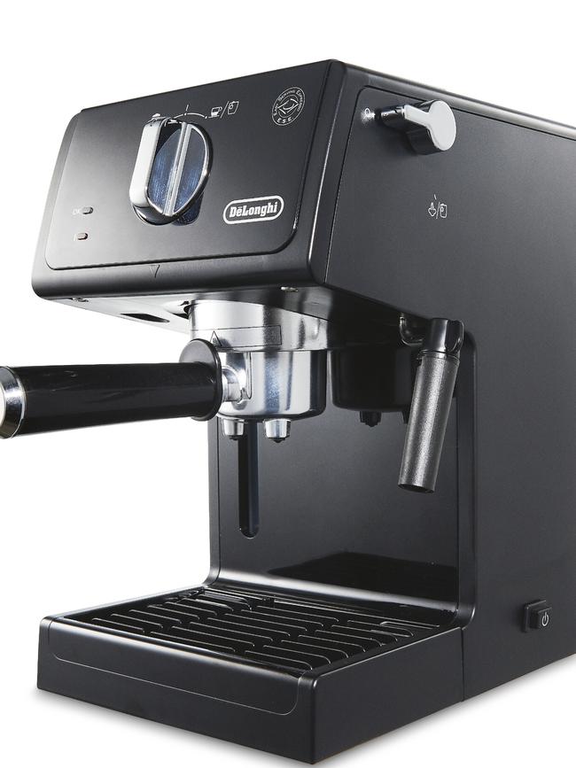 De’Longhi espresso machines are discounted by many retailers including ALDI and David Jones.