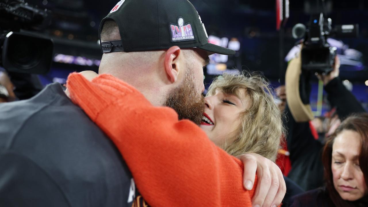 Taylor Swift has brought a whole new fanbase to the NFL. (Photo by Patrick Smith/Getty Images)