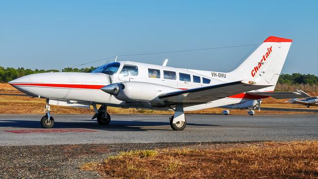 A Chartair plane was forced to make an emergency landing in Tindal after its right engine malfunctioned. Picture: Supplied