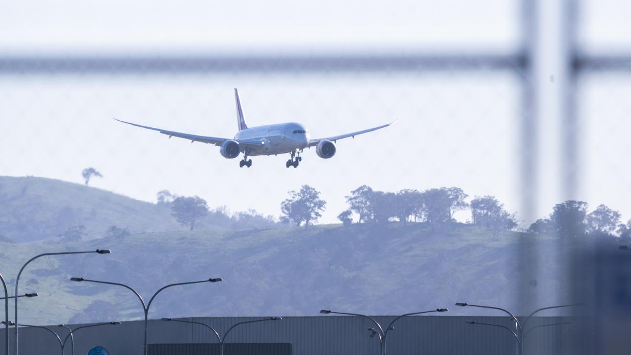 Canberra Airport was hoping to send its first flight to Wellington today, but a spike in cases in Victoria and government reluctance has pushed back the beginning of the trans-Tasman bubble. Picture: Rohan Thomson/Getty Images