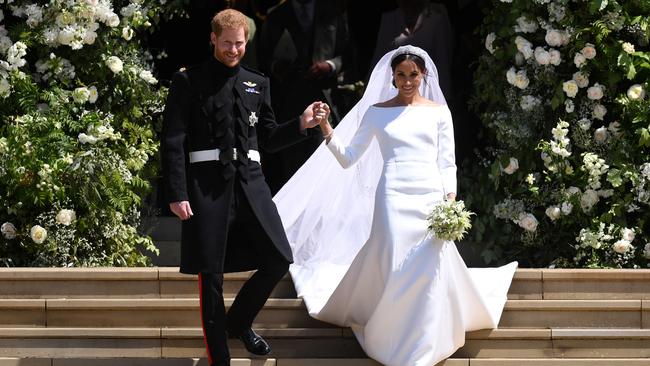 St George’s Chapel was where Prince Harry and Meghan Markle were married in 2018. Picture: Neil Hall/Reuters