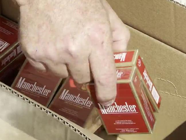 Almost $1 million worth of illicit tobacco products have been seized by Consumer and Business Services and SAPOL in the past two weeks. Picture: Supplied