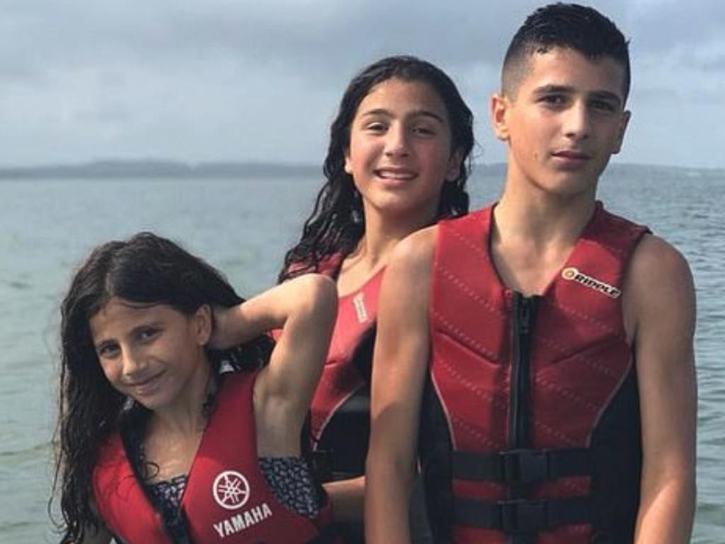 Antony (13) Angelina (12) and Sienna (8) Abdallah were killed. Picture: 7NEWS