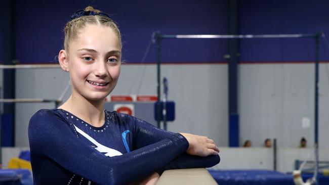 Georgia Ristevski took up gymnastics at the Penrith YMCA.