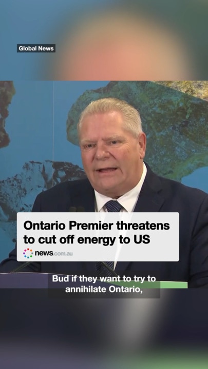 Ontario Premier threatens to cut off energy to US