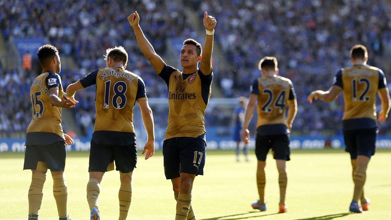 Alexis Sanchez hat-trick v Leicester video, Arsenal v Leicester goals video  | Herald Sun