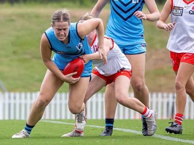 Parramatta’s Caitlin Fletcher is one to watch at Manuka. Picture: AFL Sydney