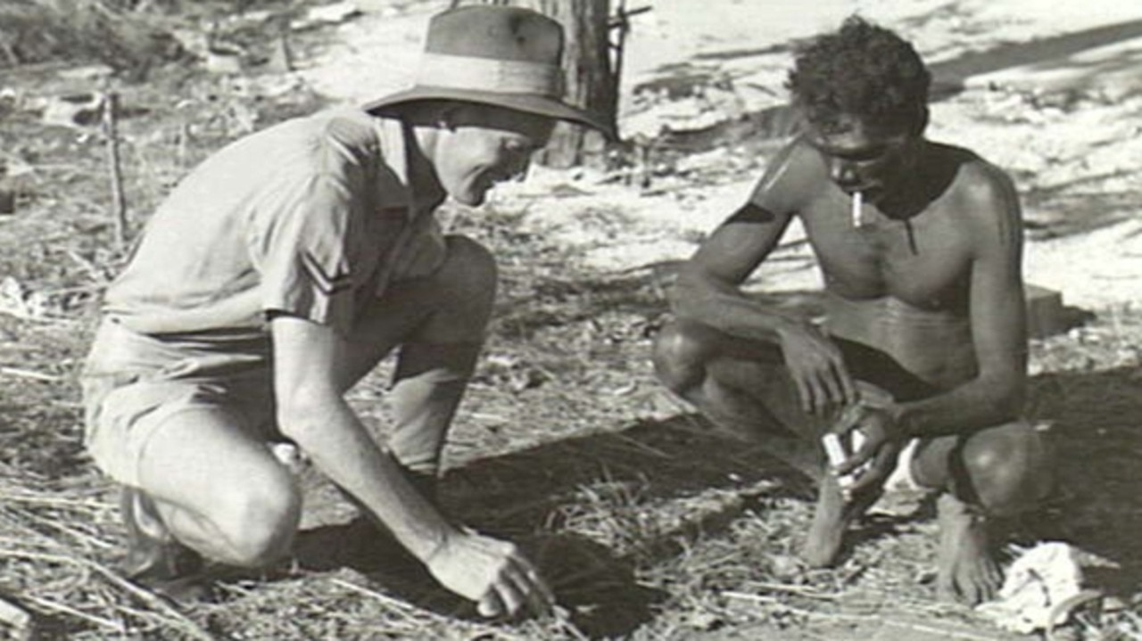 Bombing of Darwin: Indigenous people living in remote parts of Northern Australiaassisted the war effort in surveillance and rescue. In this instance, Aboriginal man, only knownby the name Johnny, rescued an American fighter pilot who was shot down, but landed on asmall island off the northern coast. Here Johnny explains how he found the pilot to a RAAFintelligence officer.