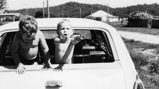 Bored out of their minds, the Meagher boys fought the entire trip.