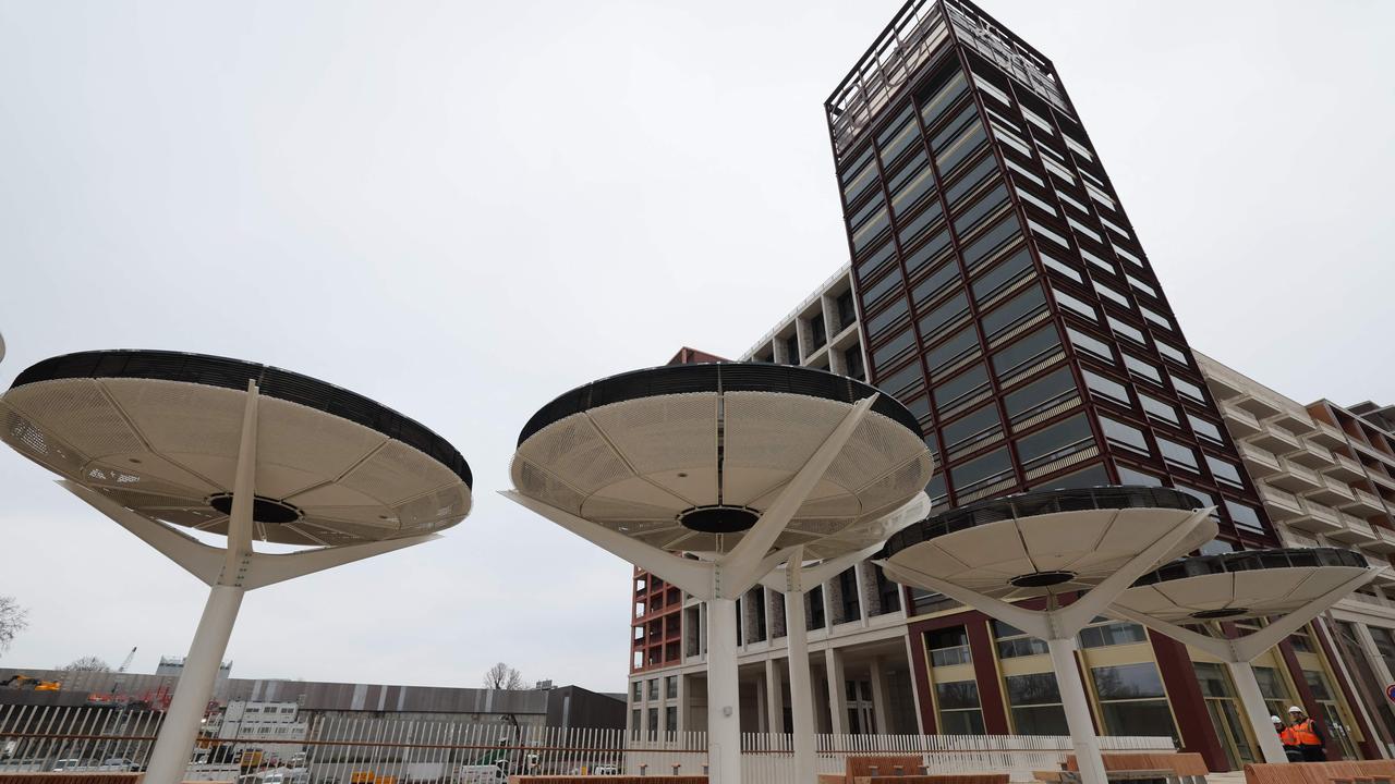 Air pollution filters help to keep the city air as clean as possible for athletes staying in the Olympic village. Picture: Ian Langsdon / AFP