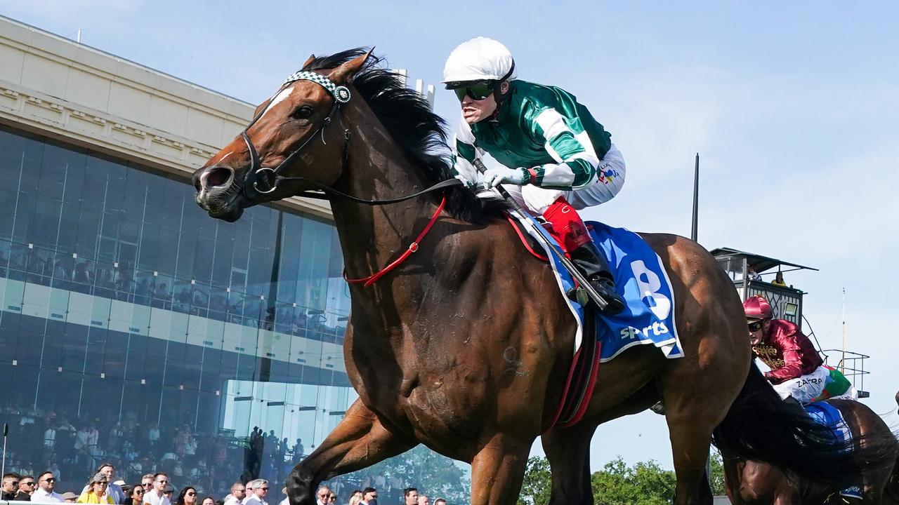 Kimochi won the Sir Rupert Clarke Stakes at $26 and can’t be underestimated in the Group 1 Kingsford Smith Cup at Eagle Farm on Saturday. Picture: Racing Photos via Getty Images