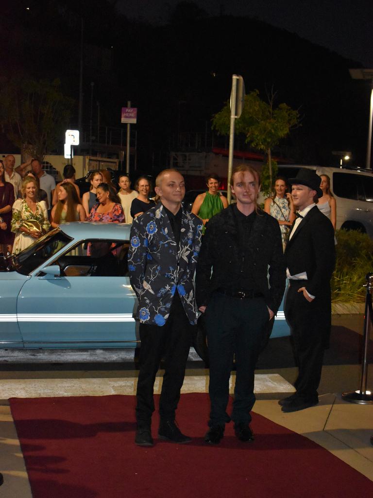 Corey Blackburn and Shannon Allan at the Proserpine State High School formal at Shute Harbour Marine Terminal on November 15, 2023. Photo: Zoe Devenport