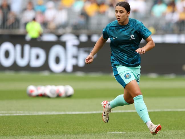 It is unclear when Samantha Kerr will play her next game. Picture: Getty Images