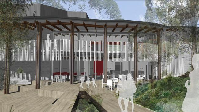 An artist’s impression of the Marian Street Theatre upgrade which could be bankrolled through revenue from a rate rise.