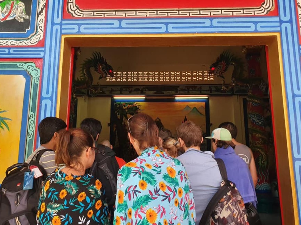 Clients are also taken to temples where they can be blessed by a Buddhist monk.