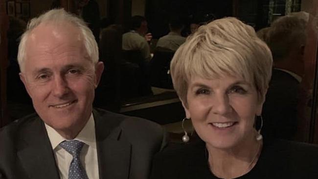 Dinners with Malcolm Turnbull and Julie Bishop were bought by guests at two tables brought to a 2015 fundraiser by current Chisholm MP, Gladys Liu.