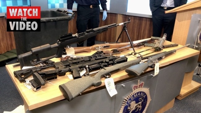 Tasmania Police seizes more than 40 illegal firearms