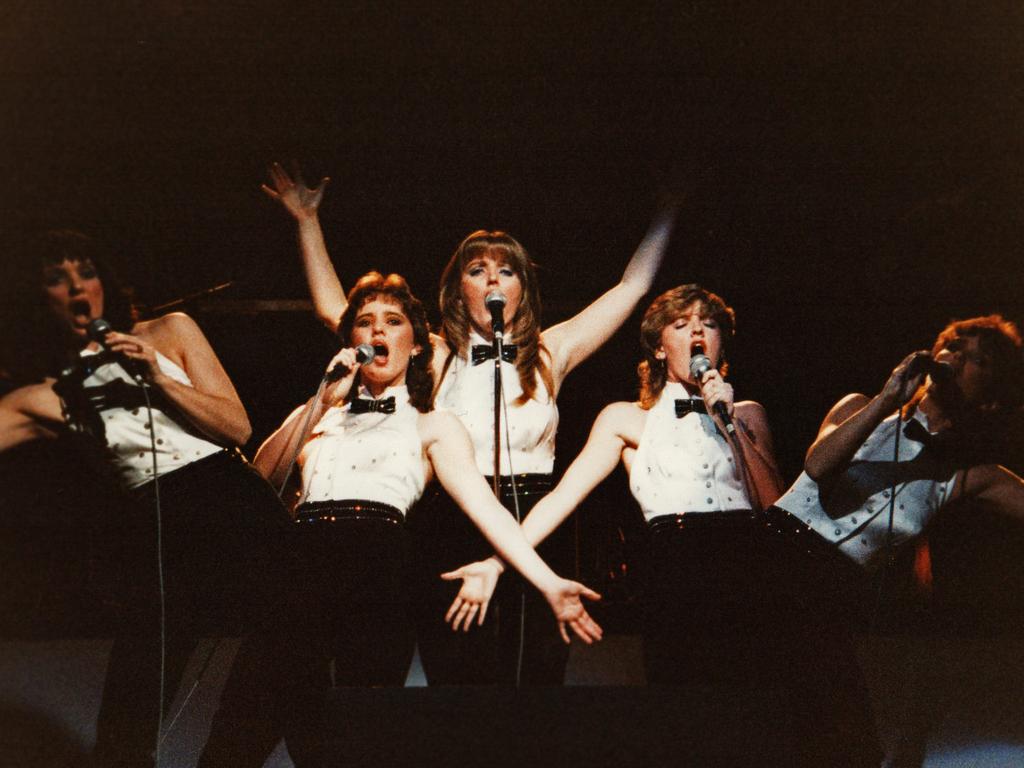 The Nolans in 1982: Anne Nolan, Coleen Nolan, Linda Nolan, Bernie Nolan and Maureen Nolan. Picture: Peter Still/Redferns