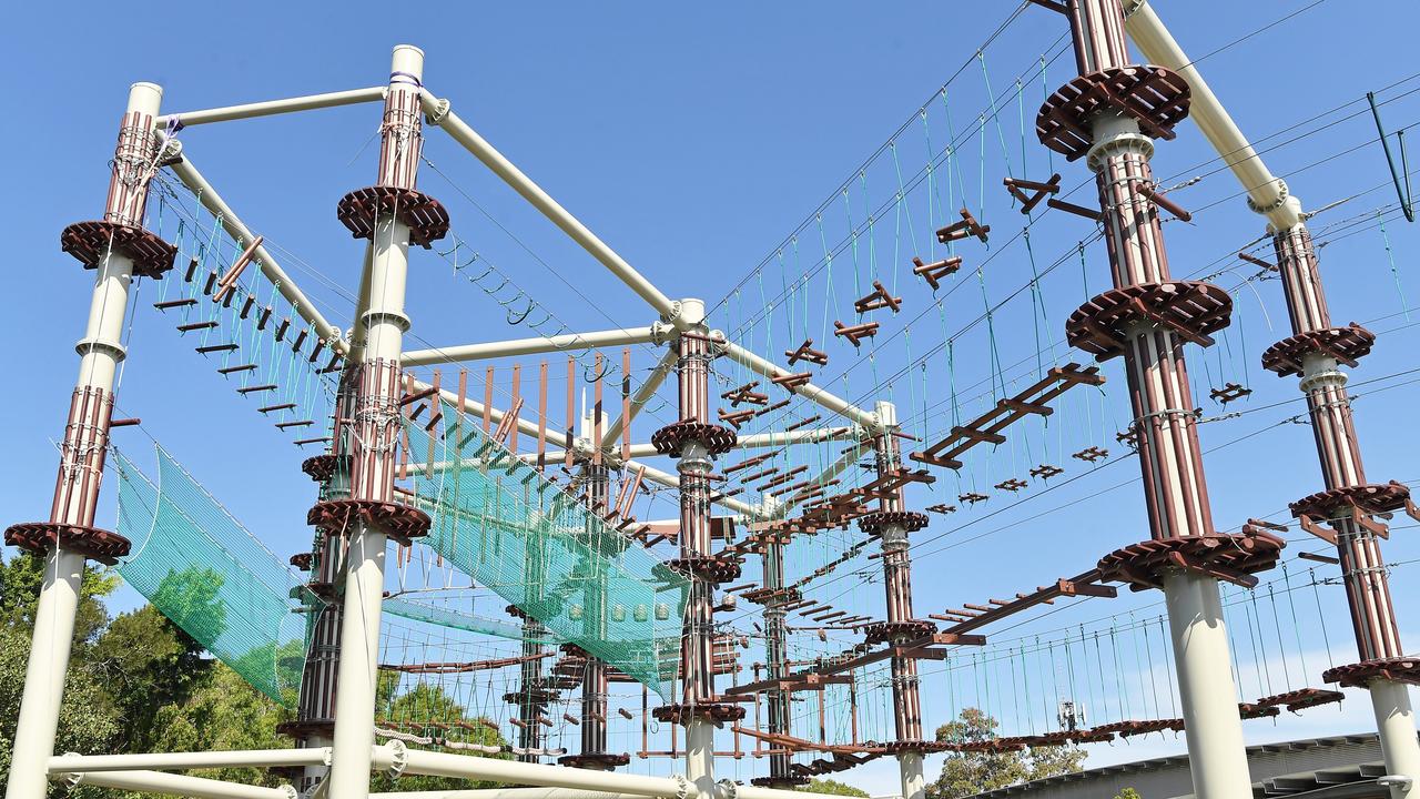 High Ropes course at Sunshine Plaza.