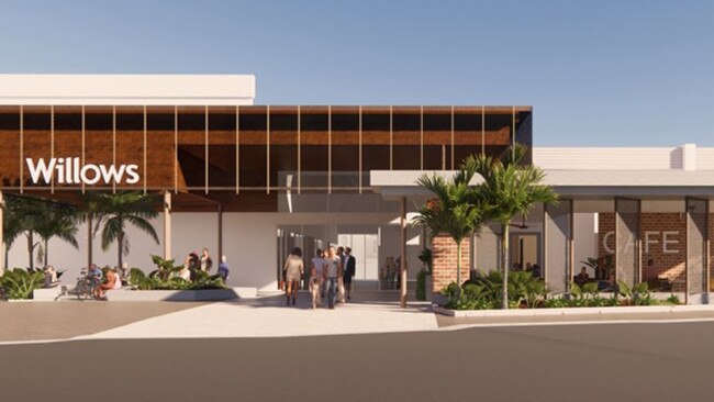 Am artist's impression of the new southern entrance at Willows.