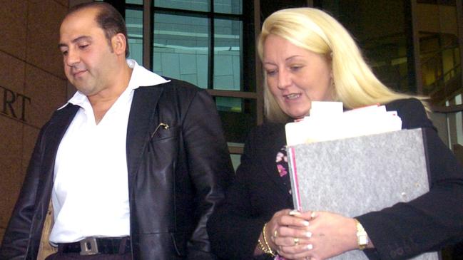 Tony Mokbel with Nicola Gobbo at the height of the Gangland War.