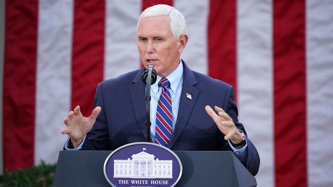 Former vice-president Mike Pence. Picture: AFP