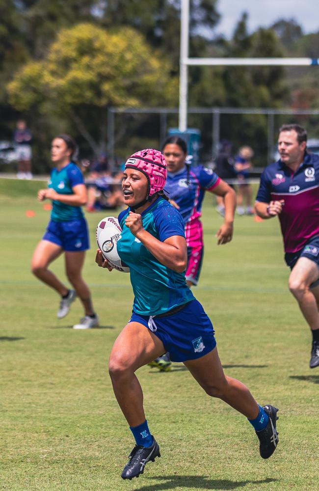 Amahli Hala in action for King's Christian College.