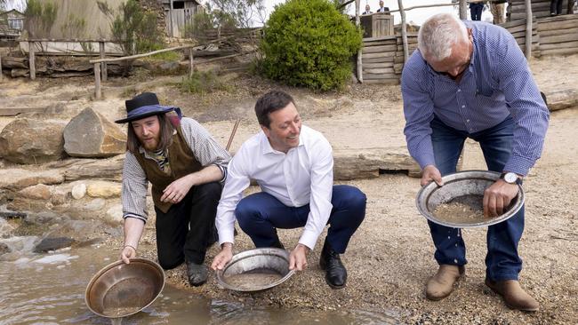 Matthew Guy touting money for tourism in Ballarat. Picture: Wayne Taylor