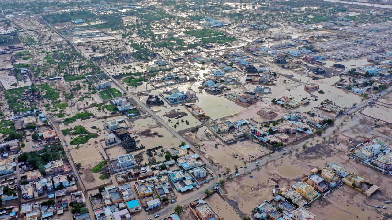 The aftermath of Tropical Cyclone Shaheen in al-Khaburah city, of al-Batinah region on October 4, 2021. Picture: Haitham Al-Shukairi/AFP