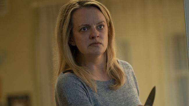 Elisabeth Moss in a scene from the movie The Invisible Man. Universal Pictures.