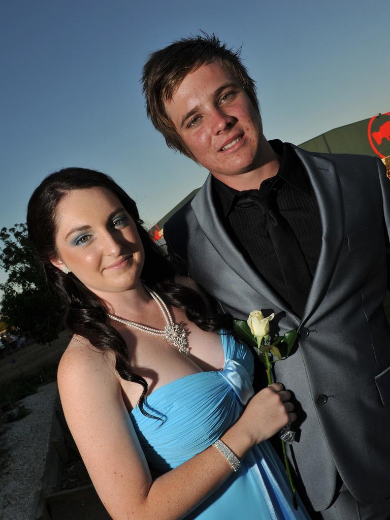 Kisha Delinecort and Dylan Marriott at the Bundaberg High School Prom. Photo: Scottie Simmonds/NewsMail