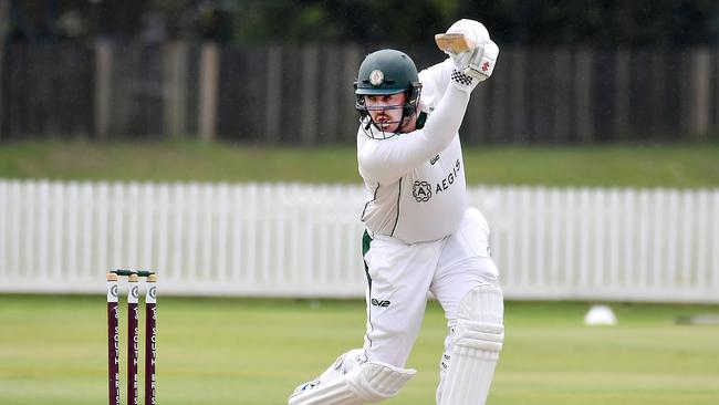 Souths Batsman Harry Jones Norths Vs Souths Saturday December 3, 2022. Picture, John Gass