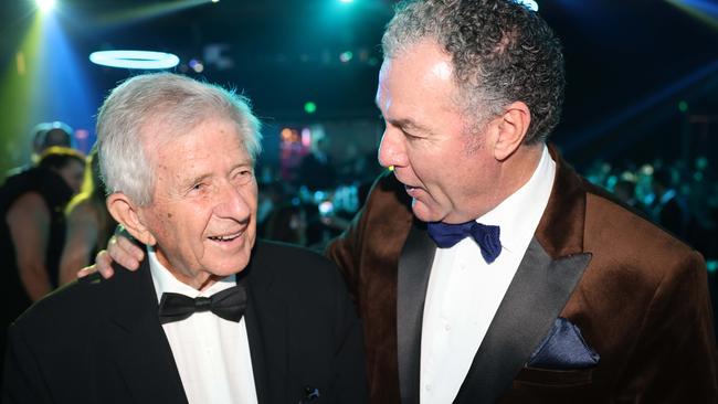 James Frizelle and John Paul Langbroek at the Gold Coast Business Excellence Awards 2024 Gala for Gold Coast at Large. Picture, Portia Large.