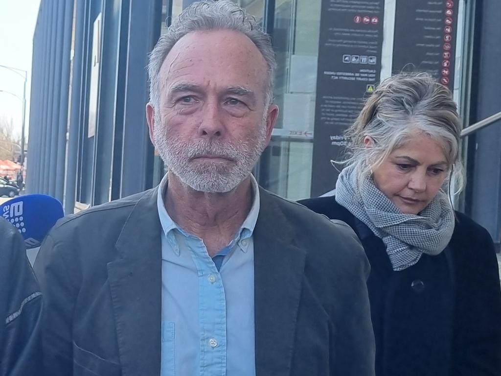 William Swale leaves the Ballarat Magistrates’ Court. Picture: Liam Beatty