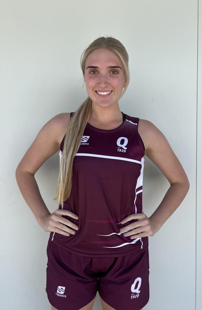 QLD School Sport Netball Under-19 girls. Pictured: Charlotte Jonsen