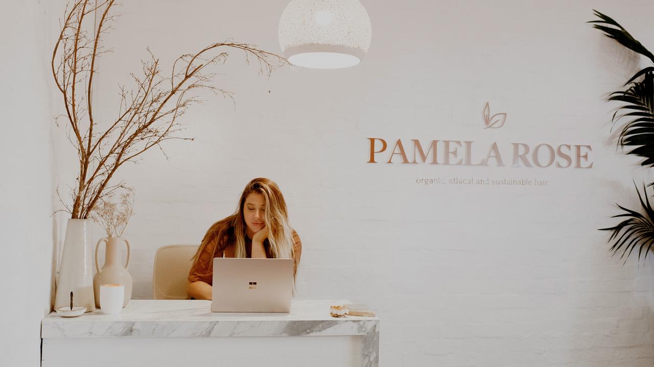 Pamela Rose Hair is trialling a four-day work week as hair salon staff shortages soar. Picture: News Corp Australia