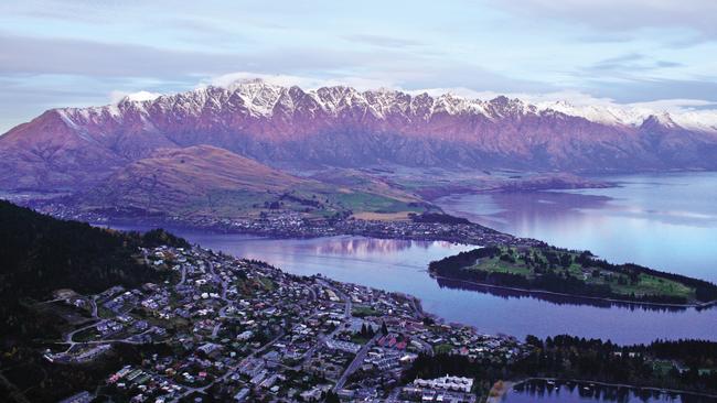 Queenstown in New Zealand.