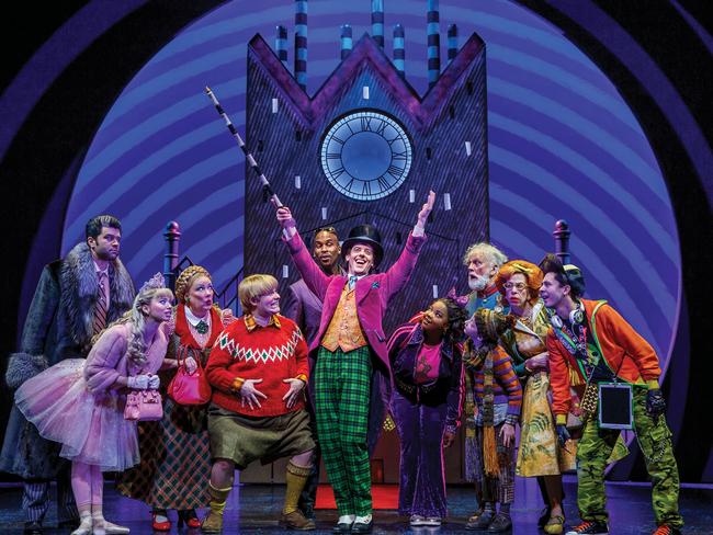 The 2017 Broadway cast of Roald Dahl's Charlie and the Chocolate Factory. Picture: Joan Marcus