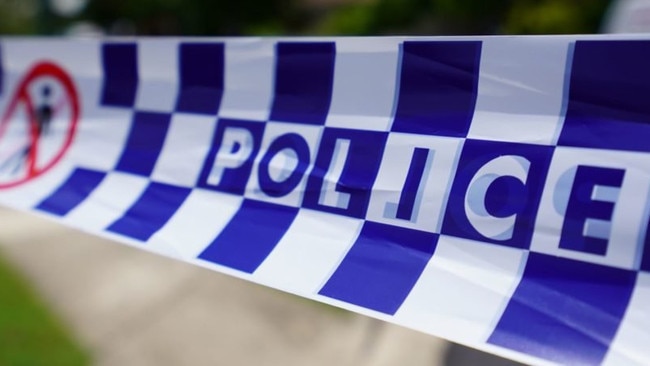 Generic crime: Queensland police crime scene tape. Picture: QPS.