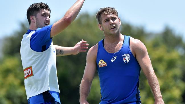 Caleb Daniel at the Bulldogs pre-season training camp early this year.