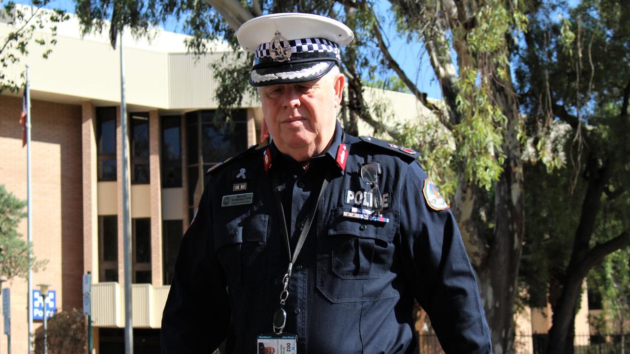 NT Police Deputy Commissioner Murray Smalpage told the court ‘once you go and bang on the door that’s it’. Picture: Jason Walls