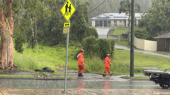 SES crews are responding to floodwater incidents on the Gold Coast. Picture: Charlton Hart