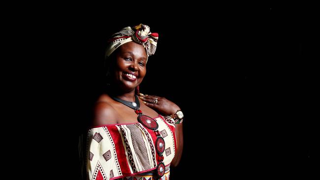 Terri Lallimand at the Cairns African Festival, held at the Tanks Arts Centre in 2021. Picture: Brendan Radke