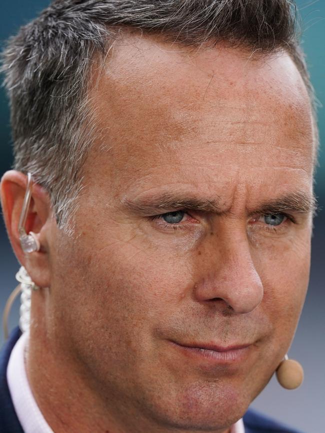 Michael Vaughan at the Boxing Day Test match between Australia and New Zealand at the MCG in Melbourne in 2019. Picture: AAP