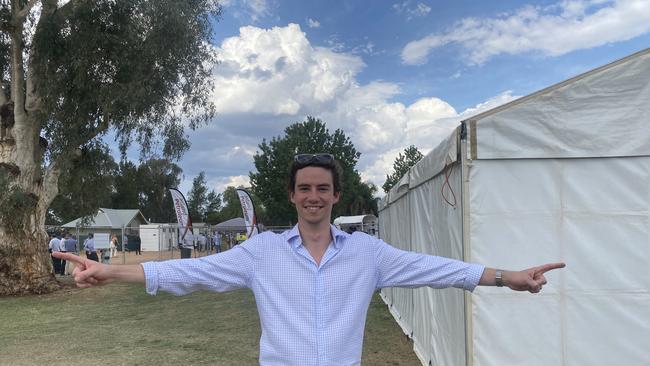 Punters dressed in their finest black and white for Derby Day races in Dubbo. Photo: Tijana Birdjan.