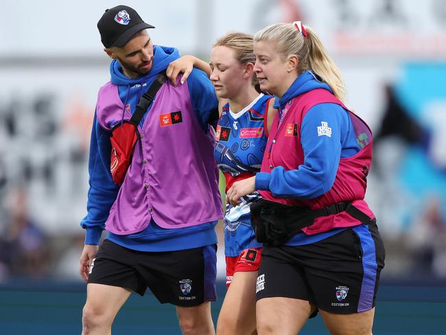 The Bulldogs had a nasty run of injuries in 2023. Picture: Sarah Reed/AFL Photos via Getty Images