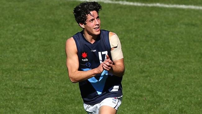 Adam Cerra in action for Vic Metro during the under-18 national championships.