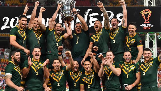 Australia won the most recent World Cup in 2017. Picture: Darren England / AAP