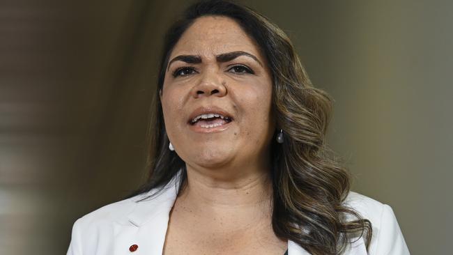 Senator Jacinta Nampijinpa Price has hit back after being accused of hating Aboriginal people. Picture: NCA NewsWire/Martin Ollman