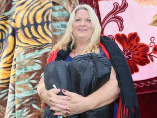 Hervey Bay Independent, Jannean Dean, has organised a sock and blanket drive at the Hervey Bay Community Centre. Picture: Brendan Bufi